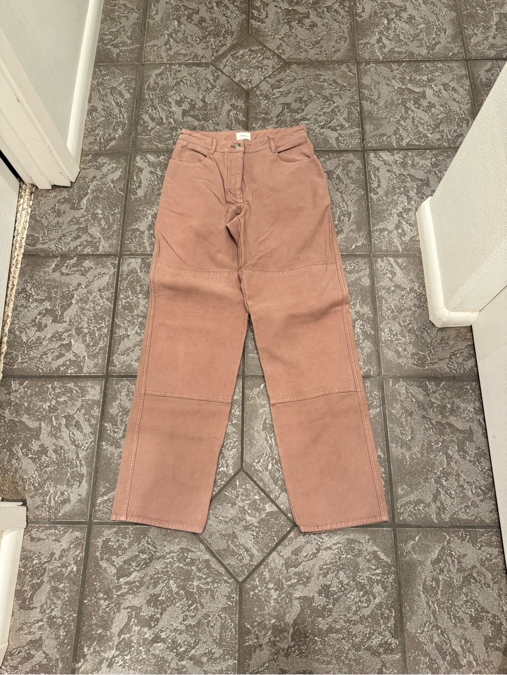 Wilfred Free by Aritzia Utility Carpenter Pants Dusty Rose Pink Size 2